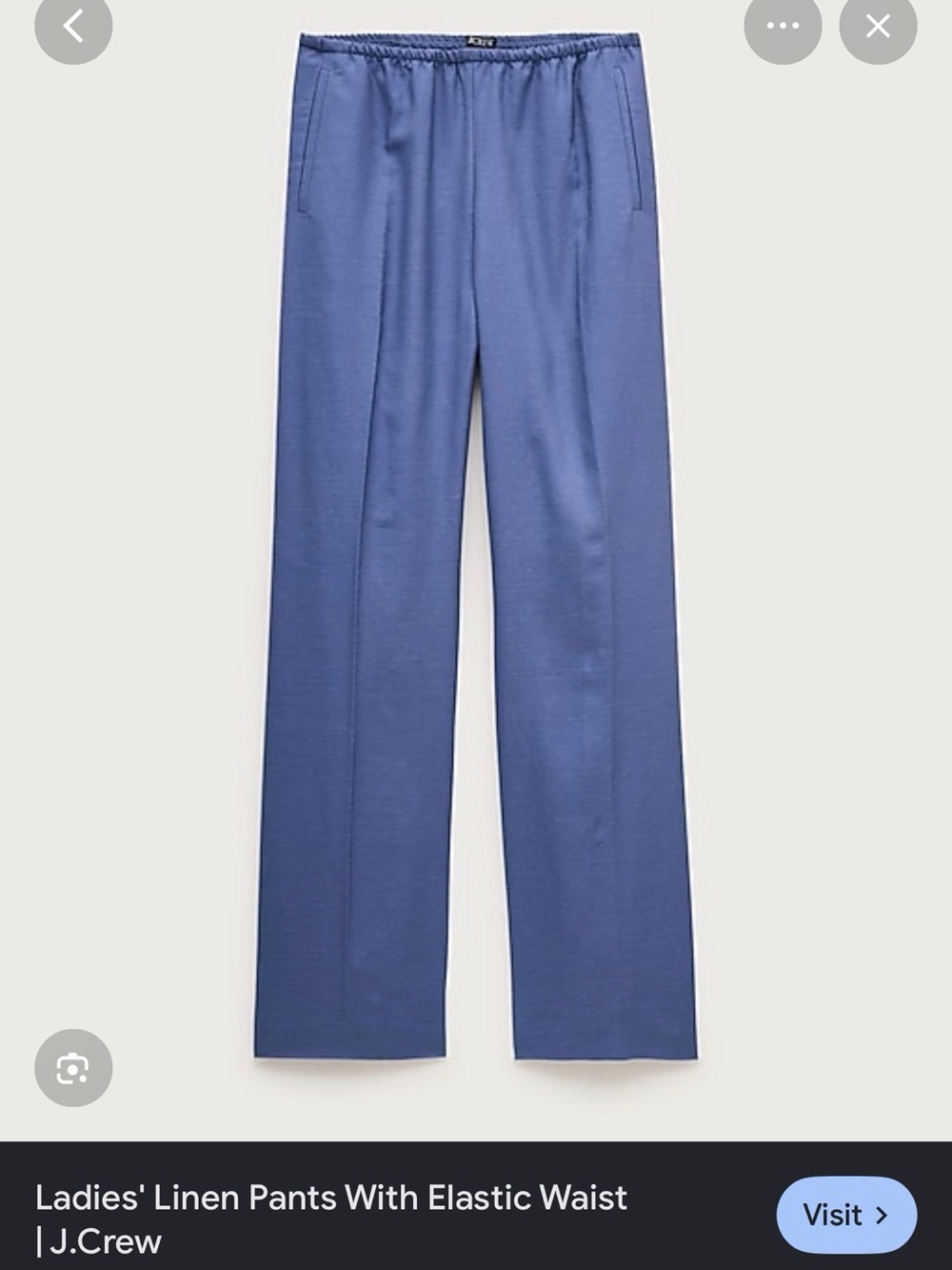 J. Crew cosmo linen pants - L TALL